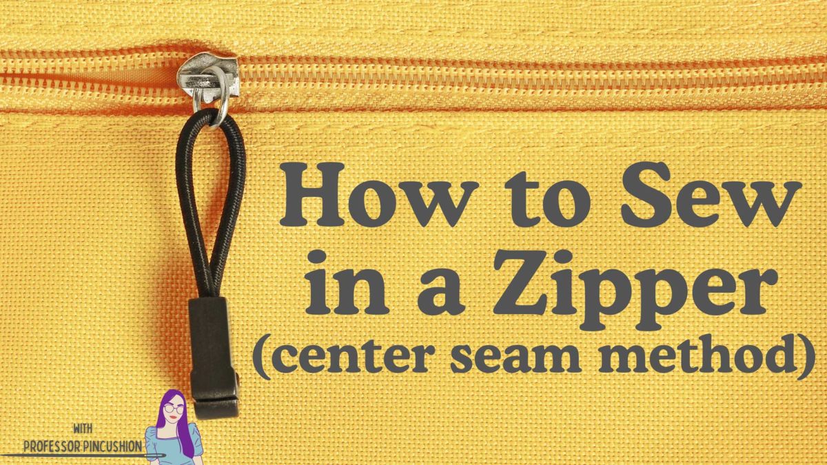 Centered Zipper
