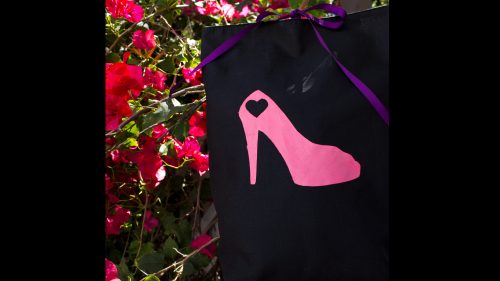 Shoe Bag With Flowers