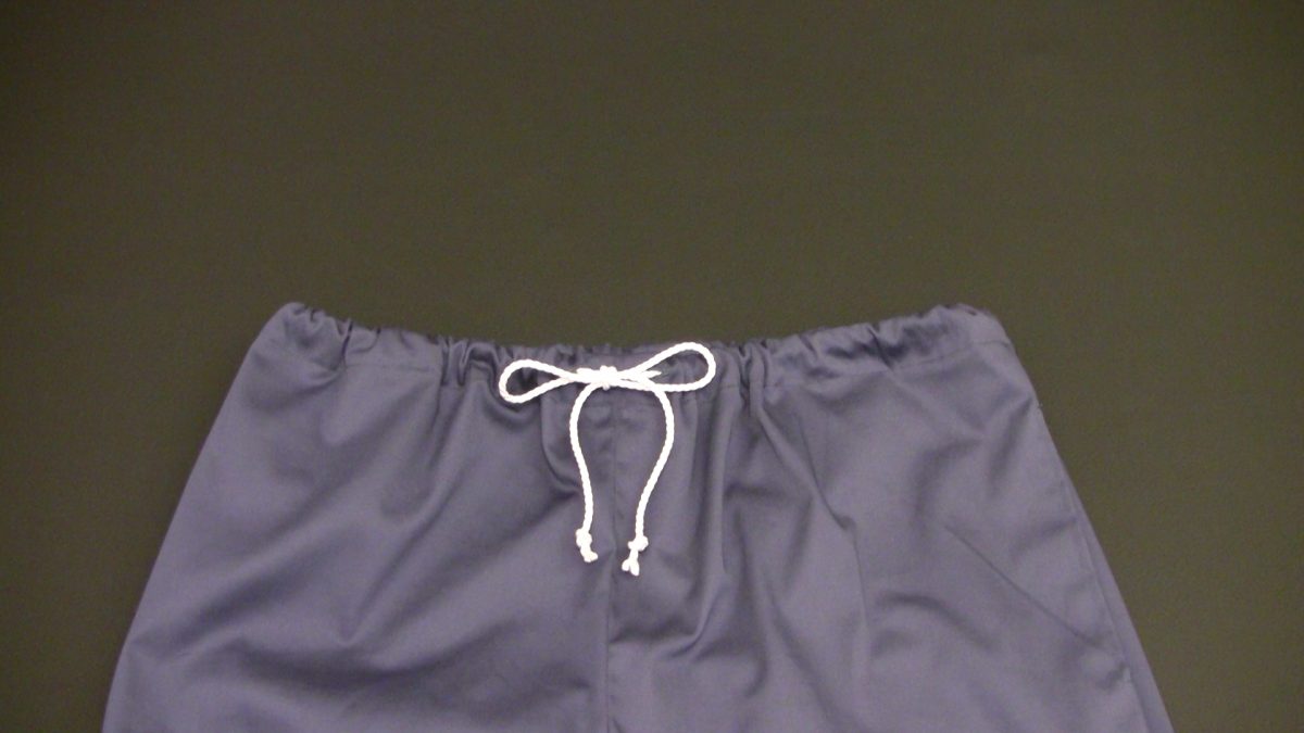 Drawstring Elastic Waistband On Pants