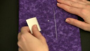 Marking Fabric With Chalk