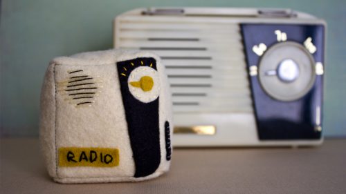 Retro Radio Pincushion