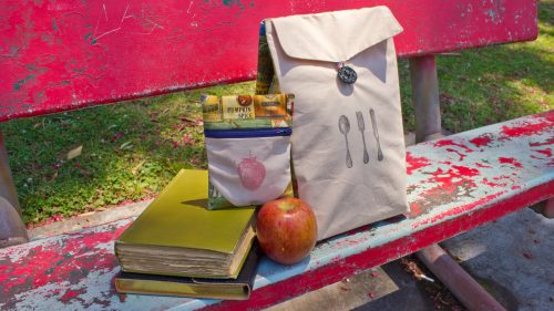 Ready For Lunch On Bench