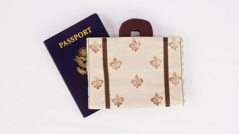 Suitcase Passport Cover - Professor Pincushion