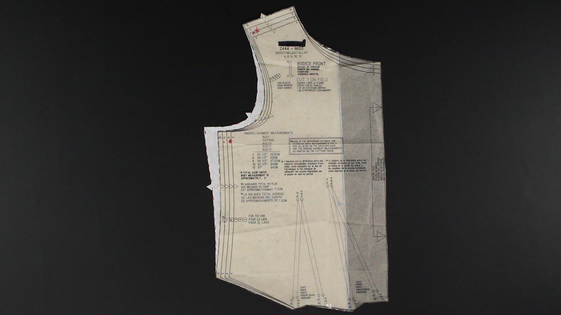 Bust Increase Pattern Alteration ProfessorPincushion Professor