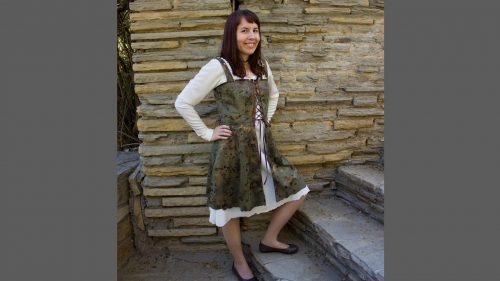 Simplicity 1773 Medieval Dress Front Sleeveless