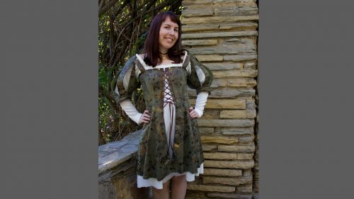 Simplicity 1773 Medieval Dress Front