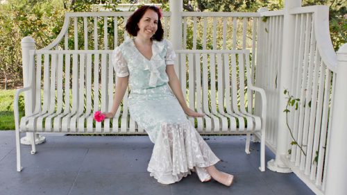 Rose Garden Dress - Butterick Pattern 5879 - Bench