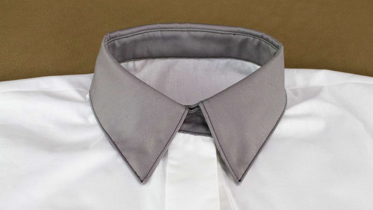 how to cut out a shirt collar