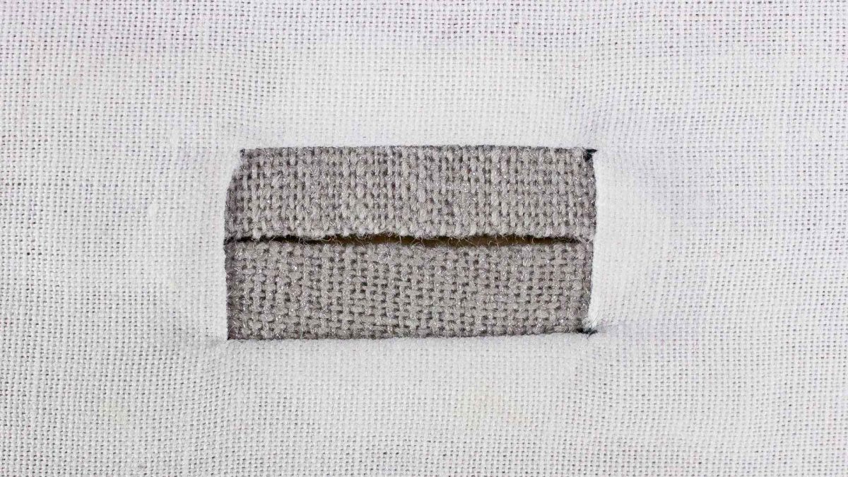 Bound Buttonhole - 2 Piece