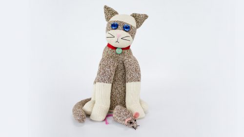 Sock Cat With Mouse