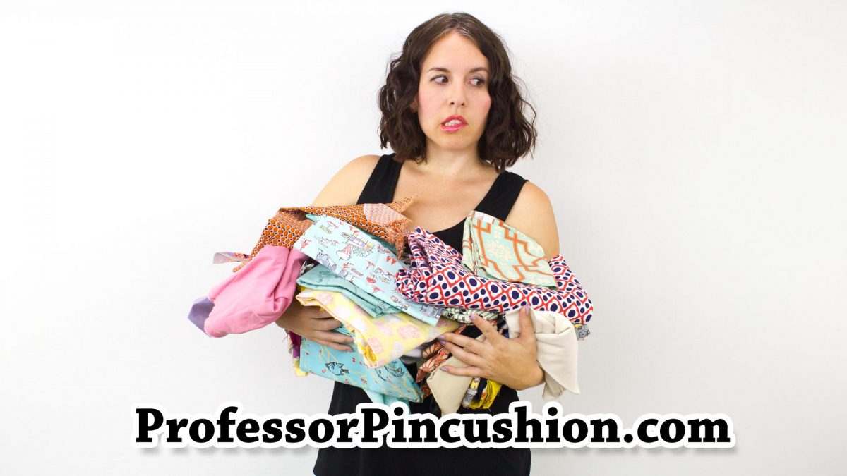 Dear Professor Pincushion Fabric Stash