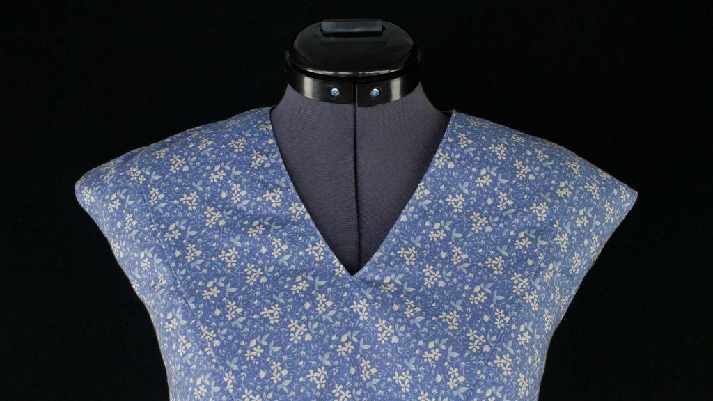 v shape neck design with lace
