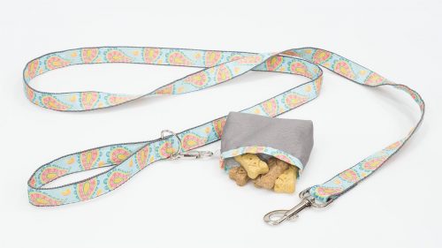 Dog Leash and Treat Bag