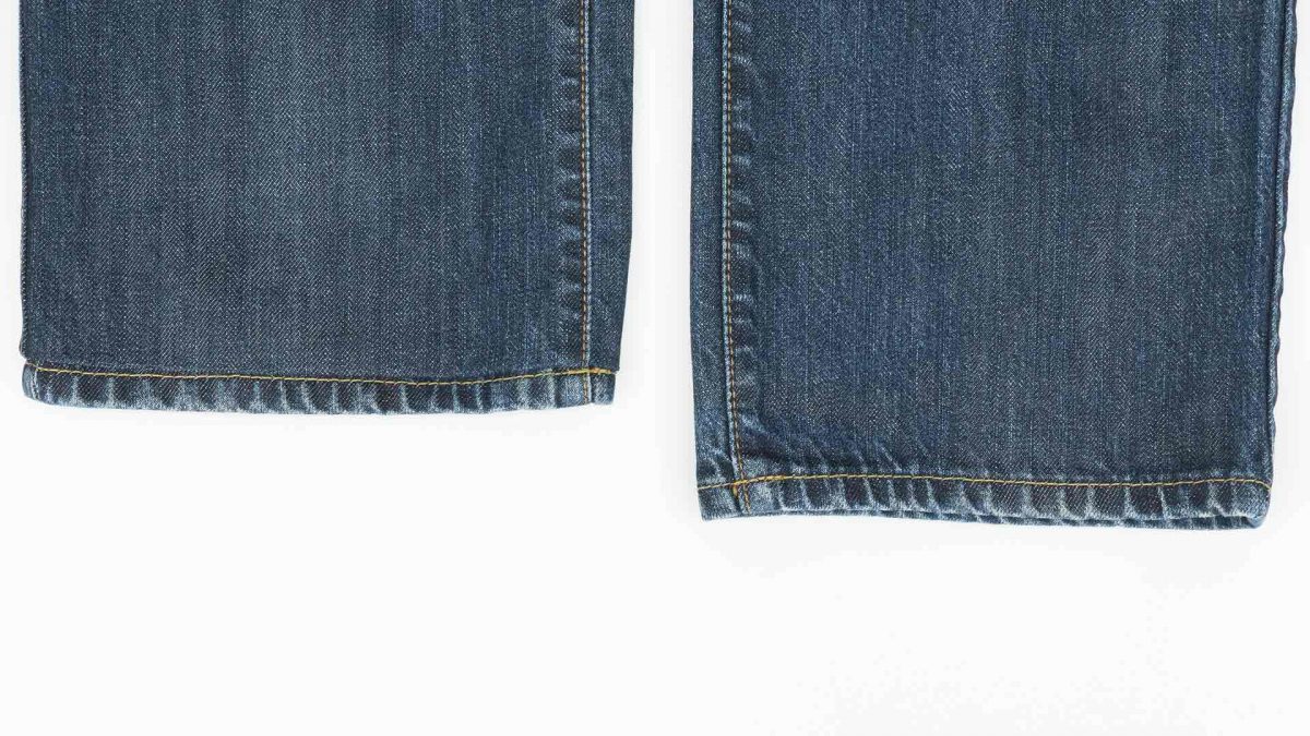 Hem Jeans With Original Hem