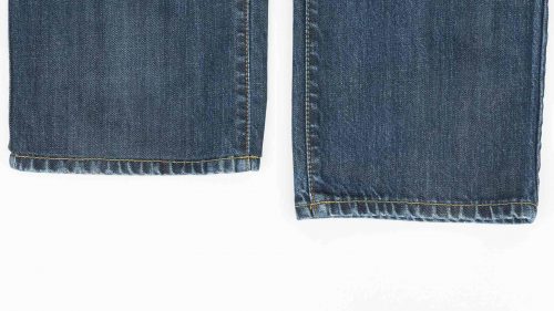 Hem Jeans With Original Hem