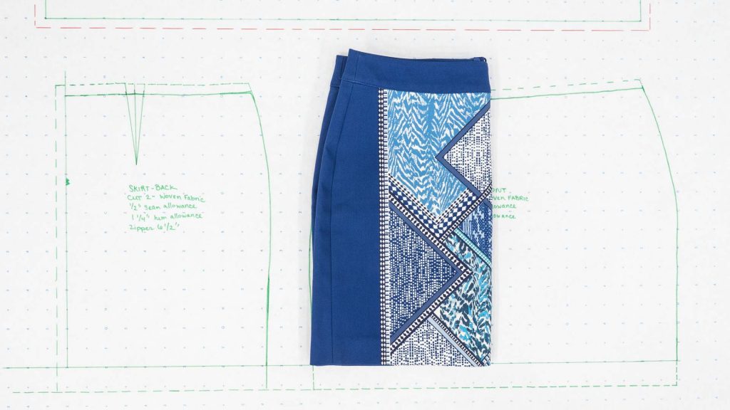 How to Create Patterns From Existing Clothes Simple Woven Skirts