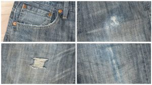 Distress Denim Jeans