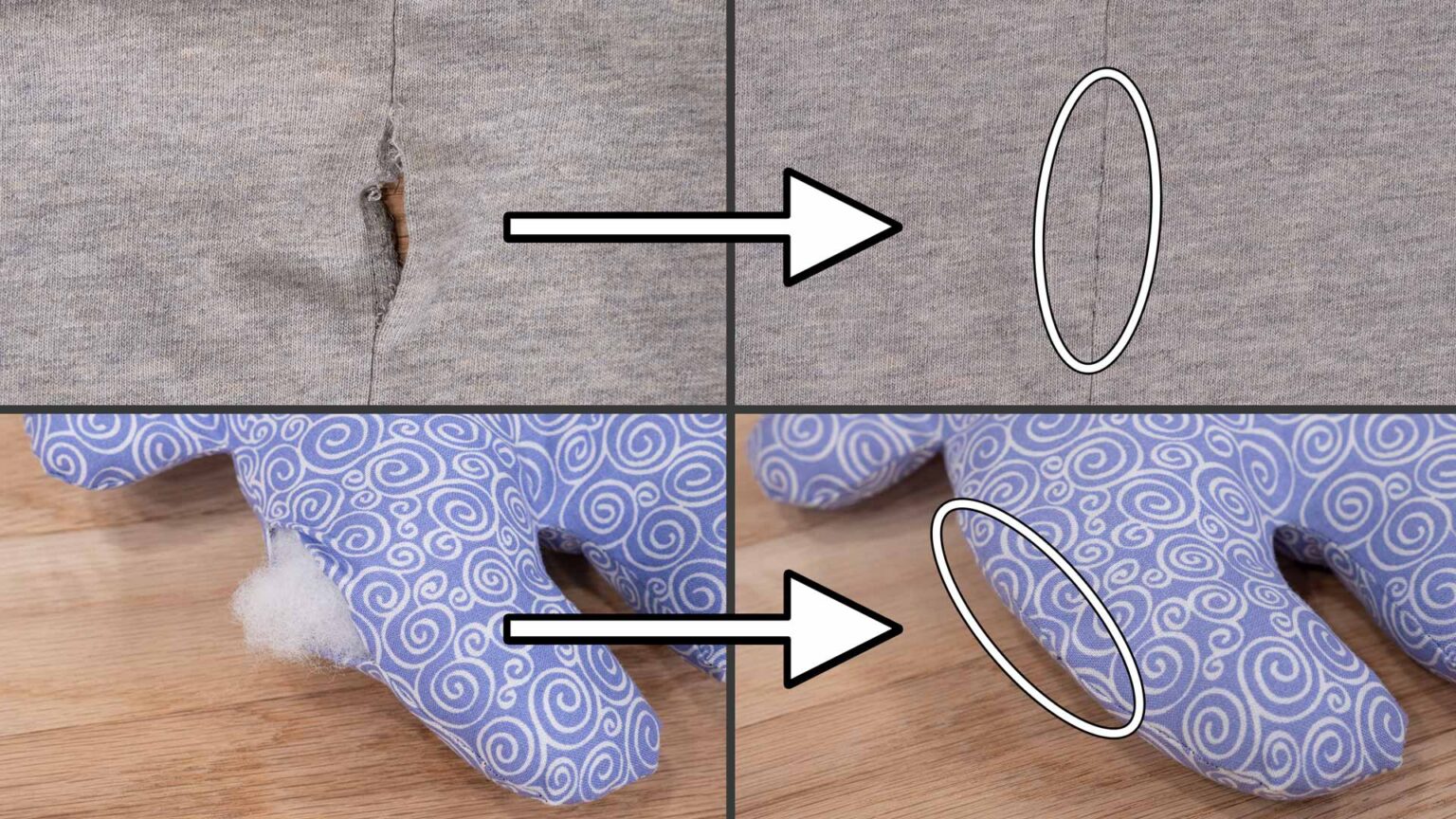 Repair a Damaged Seam Professor Pincushion