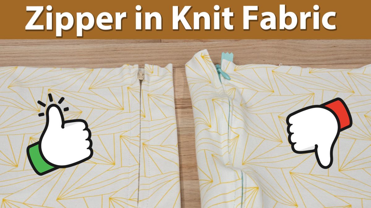 Knit Fabric Zipper